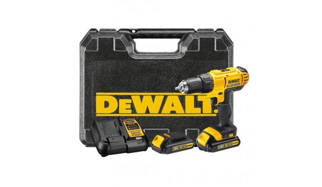 DEWALT. SCREWDRIVER 18V ​​DCD771C2 42/24Nm 2x1.3Ah