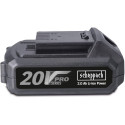 Scheppach liitiumioonaku 20V Scheppach BA2.0-20ProS 2Ah 20V jaoks