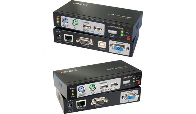 Lindy switch goods in Sosnowiec - Lindy Ca5 KVM Extend Combo switch with KVM Switches USB-PS/2 VGA b