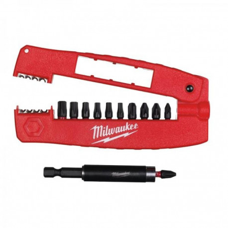 MILWAUKEE END SET 12 pcs. DRIVE G. II ShW, PH, PZ, TORX.