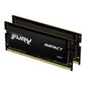Kingston Fury Impact laptop memory, SODIMM, DDR4, 64 GB, 2666 MHz, CL16 (KF426S16IBK2/64)