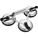 Aluminum glass holder, triple