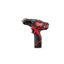 Screwdriver/drill Milwaukee M12 BDD-202C; 12V 2x2.0Ah