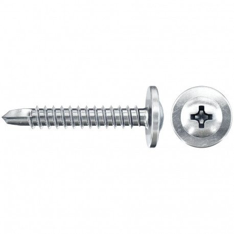 Fischer isekeermestav kruvi metallile puuriga 4.2x13, 1000 tk