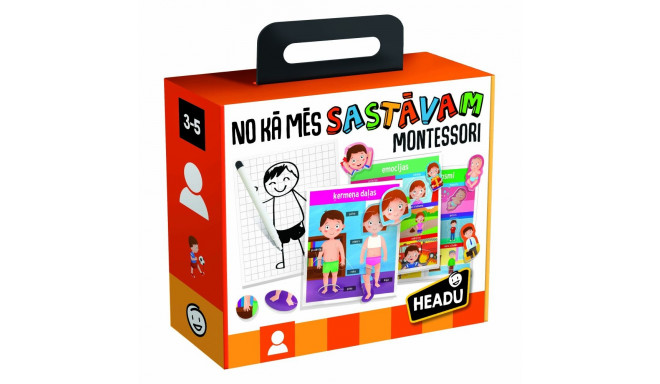 HEADU Montessori educative game How We Are Made (In Latvian lang.)