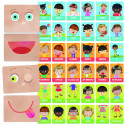 HEADU Flashcards Emotions and Actions Montessori (In Latvian lang.)