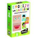 HEADU Flashcards Emotions and Actions Montessori (In Latvian lang.)