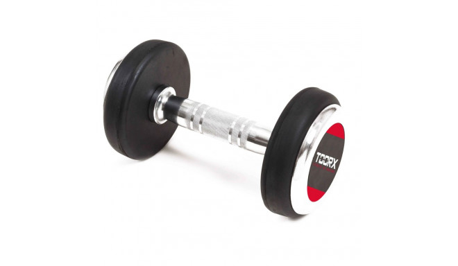 Toorx Professional rubber dumbbell 22kg