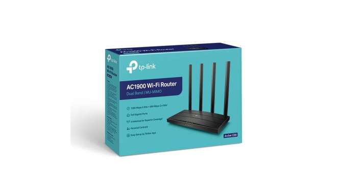 TP-Link Archer C80 AC1900 kahe sagedusalaga Wi-Fi