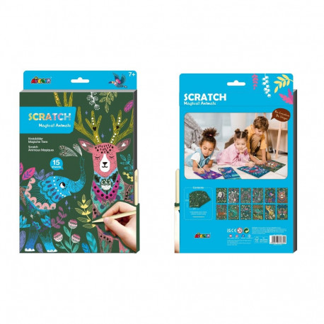 AVENIR A4 kraapimisraamat maagilised loomad