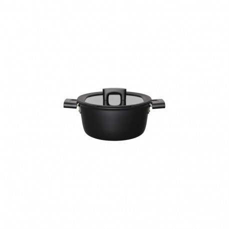 Pot FISKARS Hard Face, with lid, suitable for induction cooker, ø 22 cm, 3.5 L