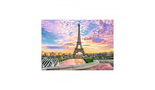 TREFL Prime Puzzle romantiline päikeseloojang Eiffeli torn, 1000 tk