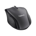 Logitech Marathon M705 Wireless Mouse, RF Wireless, 1000 DPI, Black/Grey