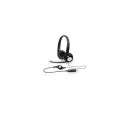 Logitech H390 USB Computer Headset Wired Headphones, USB Type-A, Black
