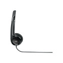 Logitech H390 USB Computer Headset Wired Headphones, USB Type-A, Black