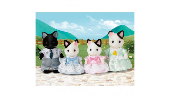 SYLVANIAN FAMILIES Tuxedo Cat Family