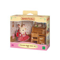 SYLVANIAN FAMILIES Chocolate Rabbit Sister & Desk