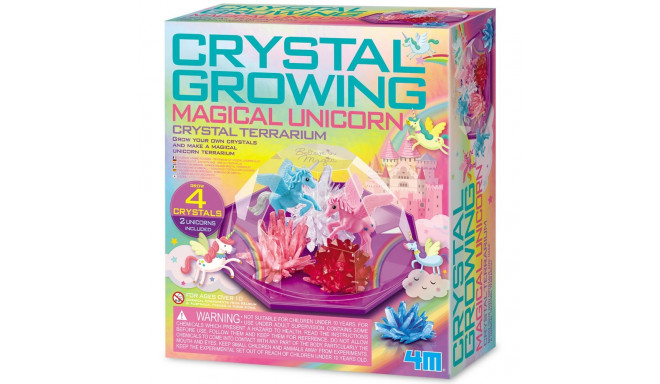 4M DIY set Magical Unicorn crystal terrarium