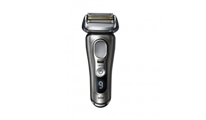 BRAUN Pro 9465cc Graphite W&D SHAVER + Clean&Charge