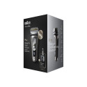 BRAUN Pro 9465cc Graphite W&D SHAVER + Clean&Charge