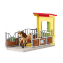 SCHLEICH FARM WORLD playset Pony Box with Iceland Pony Stallion