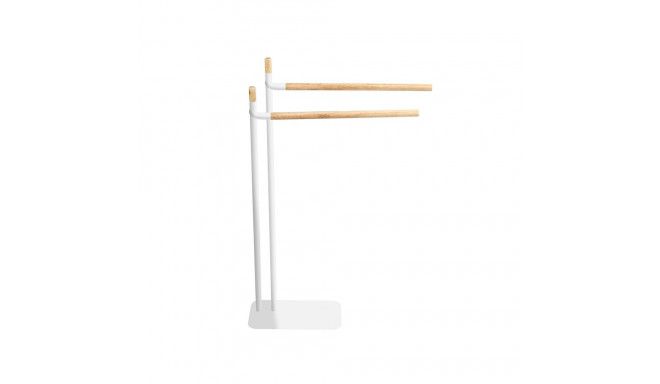 FREE STANDING TOWEL HOLDER ALBANY. WHITE