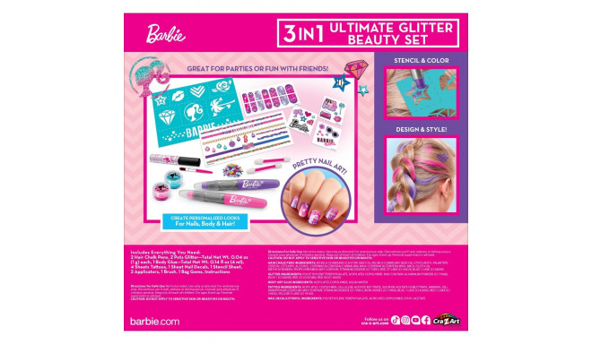 BARBIE ilukomplekt 3 ühes Ultimate Glitter