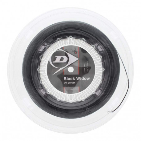 Keel stringerile tennisereketile DUNLOP BLACK WIDOW 16g/1.31mm 200m