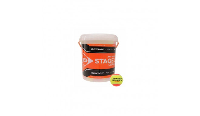 Tennispallid DUNLOP STAGE 2 ORANGE 60 tk ämber ITF