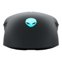 Dell | Mängurihiir | Alienware AW720M | Juhtmega/Juhtmevaba | Juhtmega - USB Type A | Must