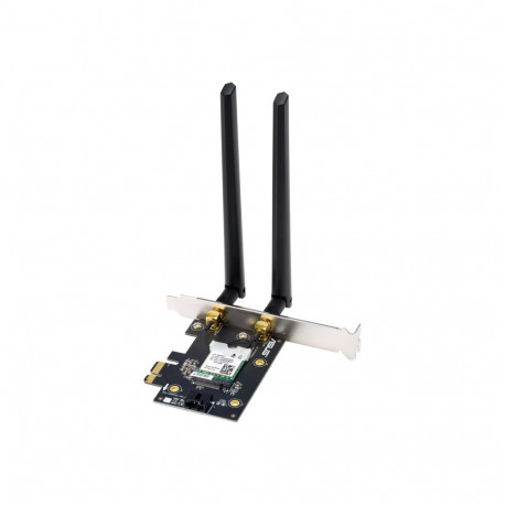 Asus wi-fi adapter PCE-AX1800 kaksisageduseline Bluetooth 5.2 PCIe 802.11ax 574+1201Mbit/s MU-MIMO t