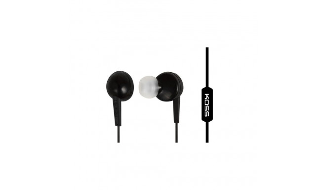Koss | Headphones | KEB6iK | Wired | In-ear | Microphone | Black
