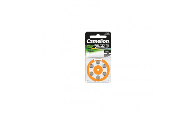 Camelion | A13/DA13/ZL13 | Zinc air cells | 6 pc(s)