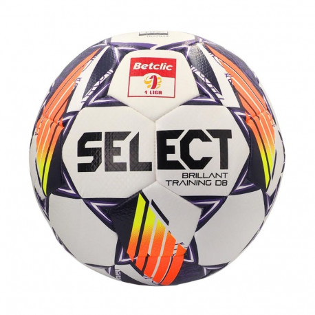 Select jalgpall Brillant Training DB Betclic 1 Liga v24 18763 4, valge-oranž-lilla