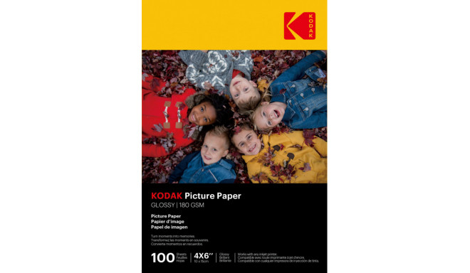 Kodak фотобумага 10x15 см глянцевая 180 г 100 листов