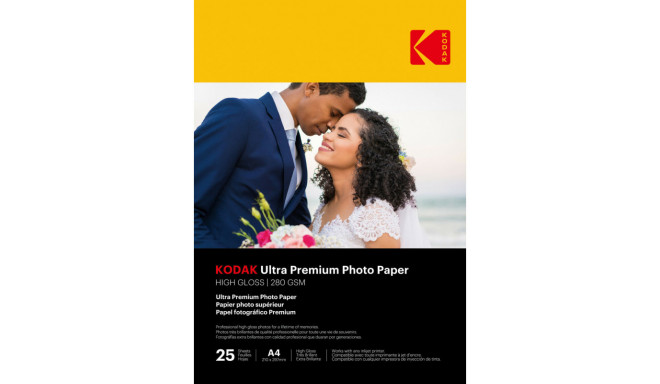 Kodak fotopaber A4 Ultra Premium läikiv 280g 25 lehte