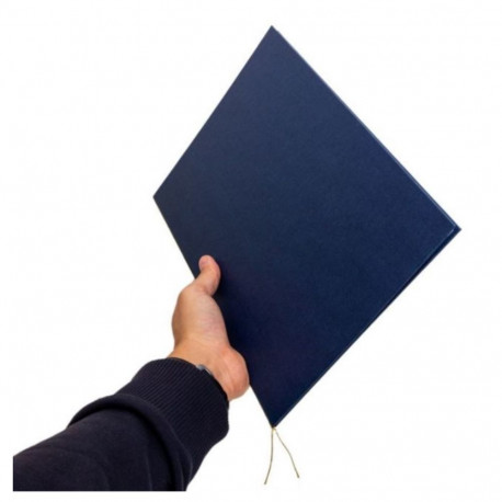 Diploma covers OLIMPIC A4 blue with gold ribbon