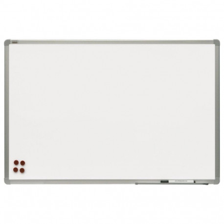 White board 2500x1200mm E3 ceramic glossy surface aluminum frame 2x3