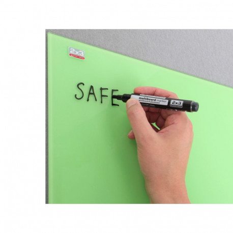 Klaastahvel-magnettahvel 2000x1000mm valge 2x3