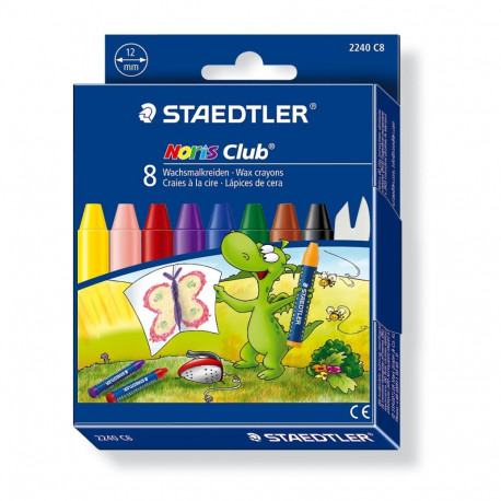 Жирный мел STAEDTLER Noris Club 8 цветов
