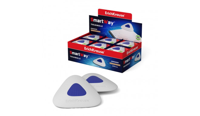 Eraser with centering ErichKrause® SmartWay® triangular