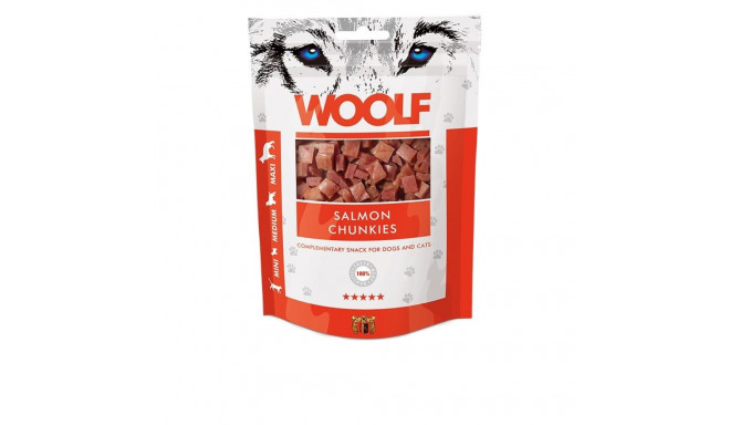 Animal Treats - WOOLF Salmon Chunkies 100g