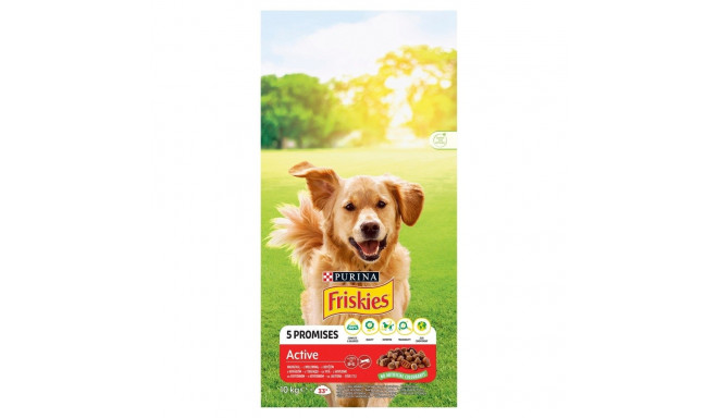 Dry Dog Food - Purina Friskies Active 10kg