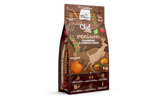 Dry dog ​​food - SYTA MICHA Chef Venison with Cranberries and Pumpkin Seeds 9kg