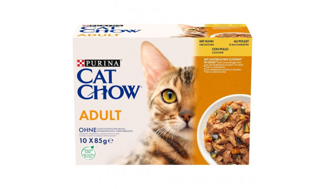 Wet Cat Food - PURINA Cat Chow Chicken Zucchini 10x85g