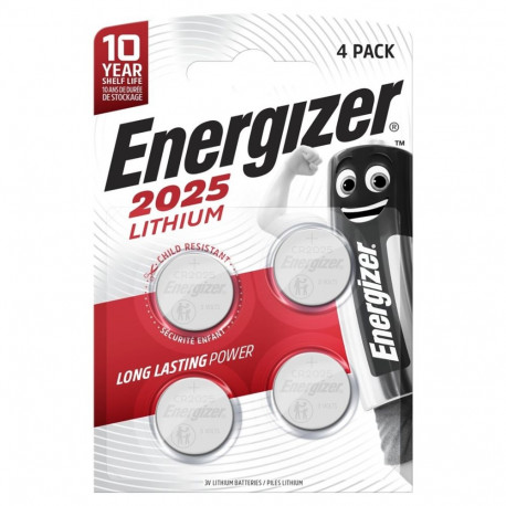 Batteries - Energizer CR2025 4 pcs.