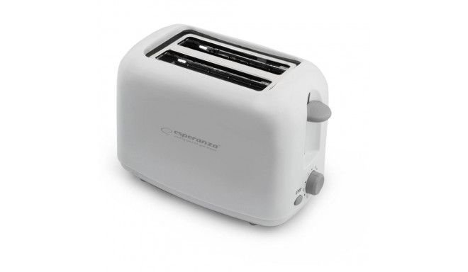 Electric Toaster - Esperanza EKT002 Caprese 600 W White