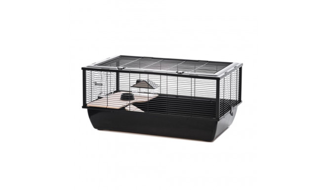 Hamster Cage - Inter-zoo Bob + Wood Black Cage
