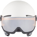 Ski Helmet - Alpina Arber Q-Lite Visor White Matt 54-58 cm