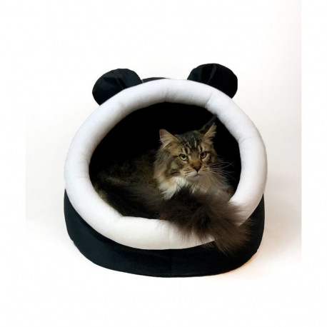 Cat Bed - Go Gift 40x45x34 Cm Black/white